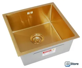 Кухонная мойка ARFEKA ECO AR 450450 GOLD PVD NANO