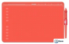 Графический планшет Huion HS611 (коралловый красный)