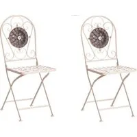 Стул TetChair Secret de Maison Vicenza (2 шт, белый/плитка калейдоскоп)