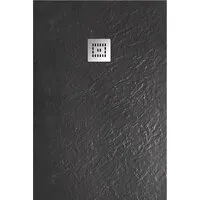 Душевой поддон BelBagno TRAY-MR-UNO-AH-120/80-35-NERO 120x80