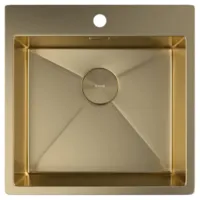 Мойка кухонная ZorG Zerox 51 / IF PVD Gold