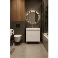 Мебель для ванных комнат Vela Тумба под умывальник Vela Мира 60Н под Classica (белый глянец) TU27099