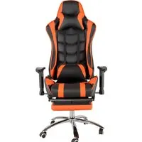Игровое (геймерское) кресло Меб-ФФ MFG-6001 (черный/оранжевый)