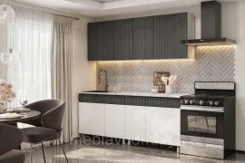 Готовая кухня NN Мебель София Белый/Бланж/Графит матовый/Антарес (2 м.)