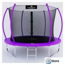 Батут Calviano Inside Master Purple 312 см - 10ft (внутренняя сетка, с лестницей)
