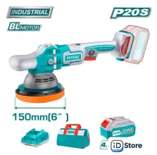 Полировальная машина Total TAPLI20151 (с 1-им АКБ, сумка)