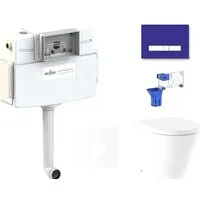 Унитаз приставной Lavinia Boho Relfix Biore 5 в 1 87551037 (фиолетовый стекло)