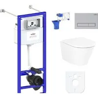 Унитаз подвесной Lavinia Boho Relfix Biore Rimless 7 в 1 87050183 (матовый пластик)