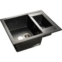 Кухонная мойка GranFest GF-Q610K (черный)
