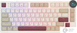 Клавиатура Royal Kludge N80 Rosy Clouds (RK Red)