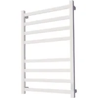 Полотенцесушитель Маргроид Ferrum Вид 81/10 СНШ профильный (перекладины 30x10, 44) 80/50 Белый матовый, скрытого монтажа, таймер справа