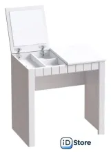 Туалетный столик с зеркалом Мебельград Прованс (бодега белая/платина премиум)