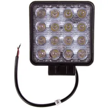 Фара светодиодная OFF ROAD 107107(126)50мм квадрат 12V/24V 48W SKYWAY 16 диодов дальн свет короб