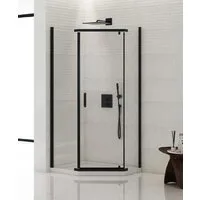 Душевой уголок NEW TRENDY Komfort Black Pentagonal K-0806 (90x90x195)