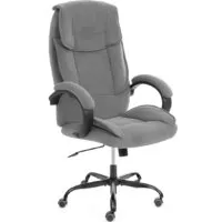 Офисное кресло TetChair Oreon metalBL велюр (серый, 29)