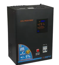 Однофазный стабилизатор напряжения Энергия Voltron 8000 (HP) черный