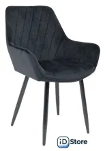 Стул AksHome Pablo (черный велюр HLR-66/черный)