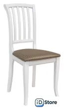 Стул Leset Остин (белый/жаккард Flora)