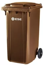 Мусорный контейнер ESE 240 л коричневый