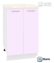 Шкаф напольный Кортекс-мебель Корнелия Лира НШ50р (сирень/королевский опал)