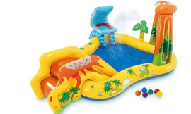 Надувной бассейн Intex Dinosaur Play Center 249x191x109 (57444)