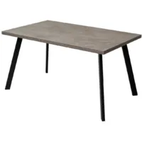 Обеденный стол M-City Brick M 140 / DEDBRICKMONBLK140 (оникс/черный)