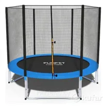 Батут Funfit PRO 6ft (183 см) с защитной сеткой, без лестницы