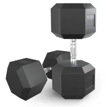 Гантели гексагональные обрезиненные UNIX Fit (47.5 кг, 2 шт)