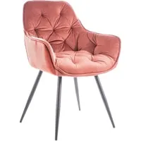 Стул Signal Cherry Velvet (bluvel 52 античный розовый)
