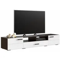 Тумба Woodville ТВ Иоги 2.0 602822 (венге/белый глянец)