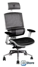 Офисное кресло Thermaltake CyberChair E500 GGC-EG5-BWLFDM-01 (серый)