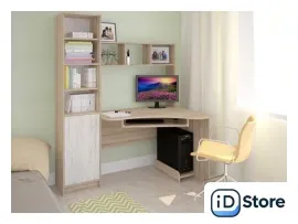 Стол Интерлиния СК-005 (дуб сонома/дуб белый)