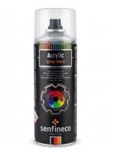 Лак-спрей акриловый глянцевый 400 мл. Senfineco Clear Lacquer Gloss