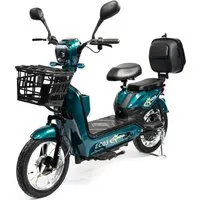 Электроскутер NOVA EC03 (зеленый, без цепи)