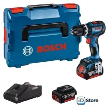 Ударная дрель-шуруповерт Bosch GSB 18V-90 C Professional 06019K6106 (с 2-мя АКБ 5 Ач, кейс)
