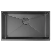 Мойка кухонная ZorG Zerox 74 U / IF PVD Gunblack